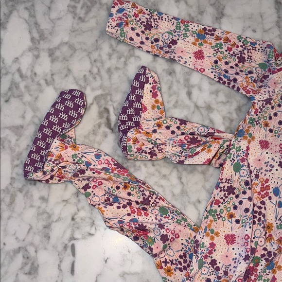 NWT MAGNETIC ME FLORAL RIGHT FIT FOOTIE 18/24M - Picture 2 of 7